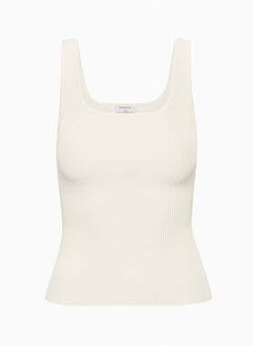 Babaton Sculpt Knit Squareneck Tank Top